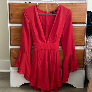 Forever 21 Red Romper